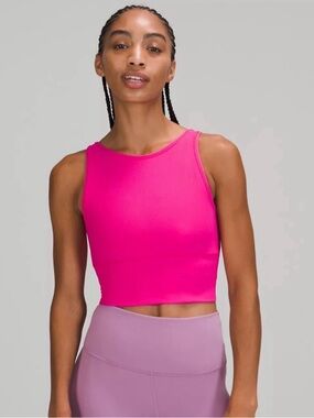 NWT Lululemon Power Pivot Tank Sonic Pink 10